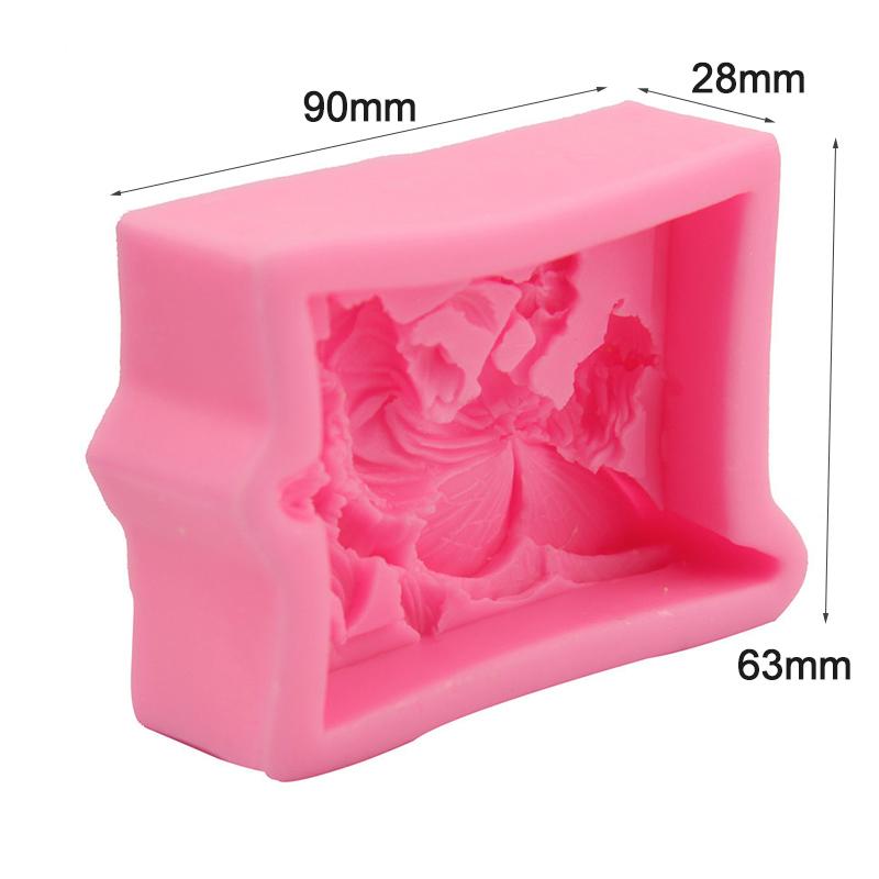 Сказочный ангел цветок 3D смола глина силиконовые формы DIY форма для мыла ручной работы