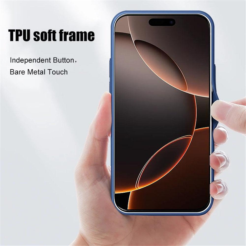 Противоударный бронированный чехол для телефона для iPhone 16 15 14 13 12 11 Pro Max Mini XR XS 16 Plus Mini 16e Роскошный силиконовый бампер Матовая крышка