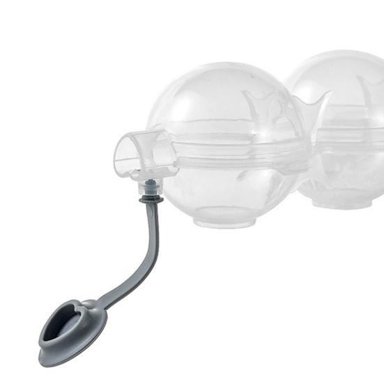 Форма для ледяного шара, 4 полости, кухонные принадлежности, пластиковая круглая форма для изготовления кубиков льда, практичная DIY, устойчивость к низким температурам