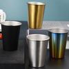 350/500ml 304 Stainless Steel Metal Cup Beer Cups Wine Coffee Household Office Bar Travel Camping Mugs Drinking Coffee Tea Mug