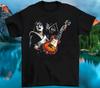 Ace Frehley Музыкальная Звезда Плотный Хлопок Черная Полноразмерная Унисекс Футболка AA1933 Унисекс Футболка