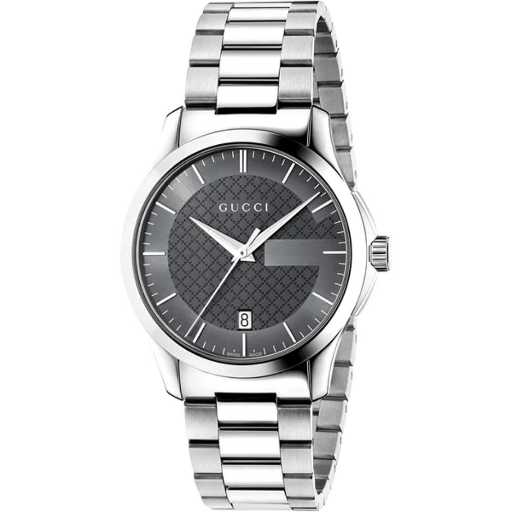 Gucci YA126441 G-Timeless Серый циферблат Часы унисекс