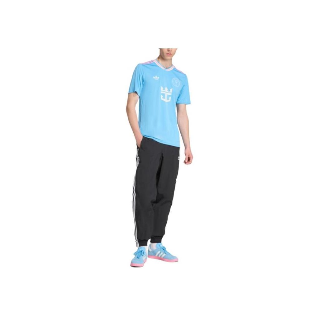 adidas Оригинальная футболка SS25 Inter Miami CF Домашняя 25/26 Третья футболка Приталенный крой Круглый вырез Мода Спорт Футболка с коротким рукавом Мужская футболка KA7502