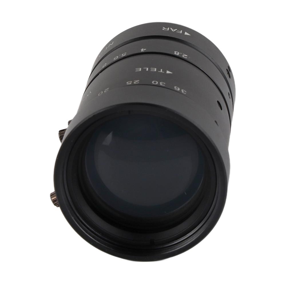 8MP 12‑36mm F2.8 Zoom Lens C Mount 2/3 Inch Low Distortion Manual Aperture Focusing Big View Zoom Le