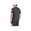 adidas SS25 Клуб 3 полоски Однотонный Полосатый Дышащий Модный Логотип Простой Красивый Короткий рукав Футболка Мужские Топы Черный JG0978