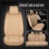 Universal 5 Set Auto Seat Cushion Leather 5 Seats Universal Car Seat Cover Waterproof Car Seat Cover