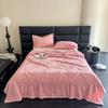 Flannel Taft Office Nap Blanket Butterfly Style Dish Coral Fleece Blanket Solid Color Multifunctional Leisure Blanket