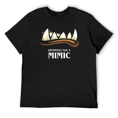 Определенно Не Мимик Настольная RPG Игровая Футболка аниме футболки футболки на заказ футболки для мужчин набор