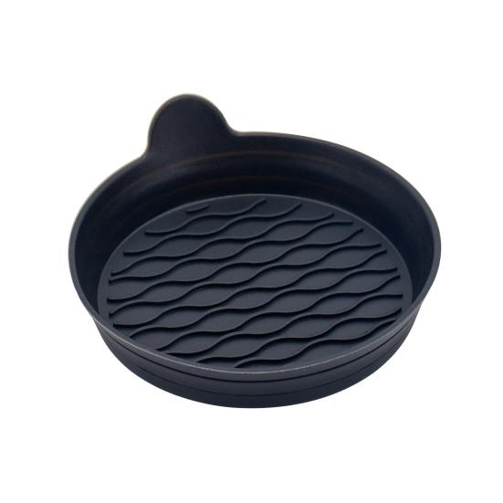 Car Cup Coaster Silicone Non-Slip Water Cup Mat with Finger Groove Design Washable Car