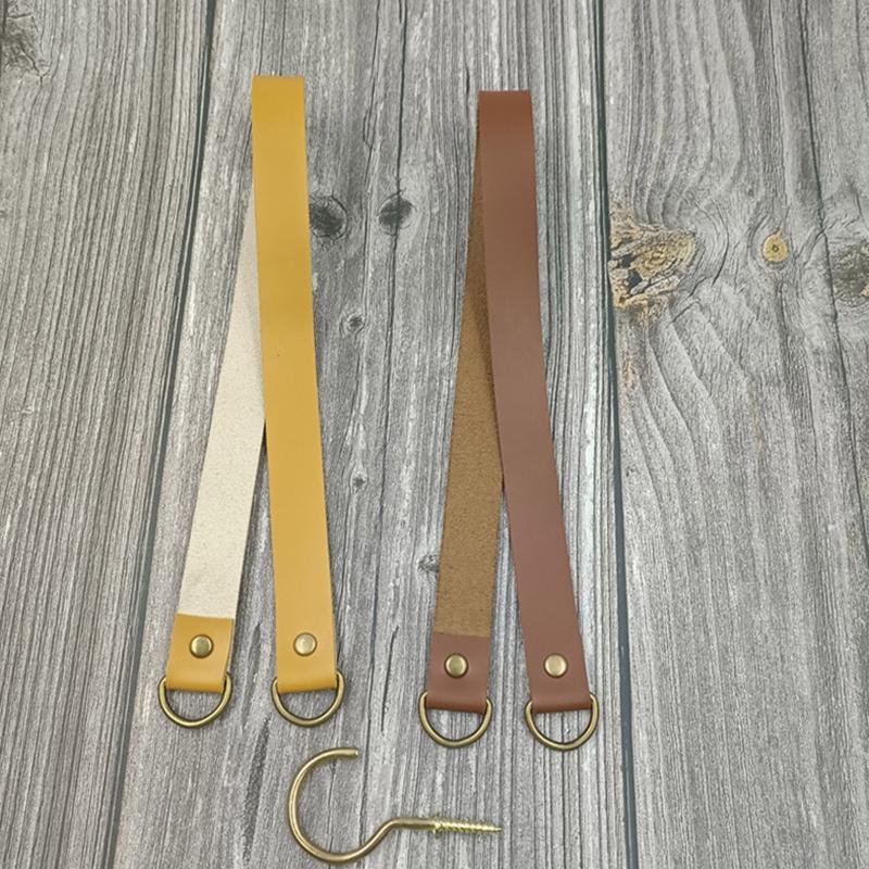 2 Pcs Leather Curtain Tiebacks Leather Curtain Buckle Creativity Curtain Holdbacks European Classic Retro Curtain Ties