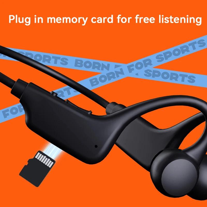 Bone Conduction Headset IPX8 MP3 32GB Bluetooth 5.3 Wireless Swimming Headset With Microphone Waterproof Exercise Fitness 2026