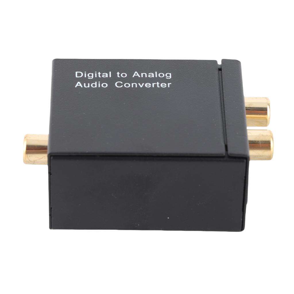 Digital to Analog Audio Converter Audio Switch Box Optical to RCA AV Switcher Selector Box Coaxial Toslink