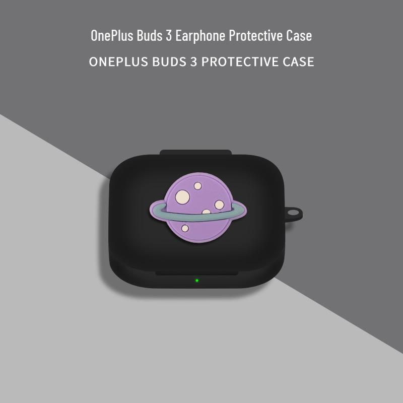 Силиконовый защитный чехол для наушников OnePlus Buds 3 и OPPO Enco X3i