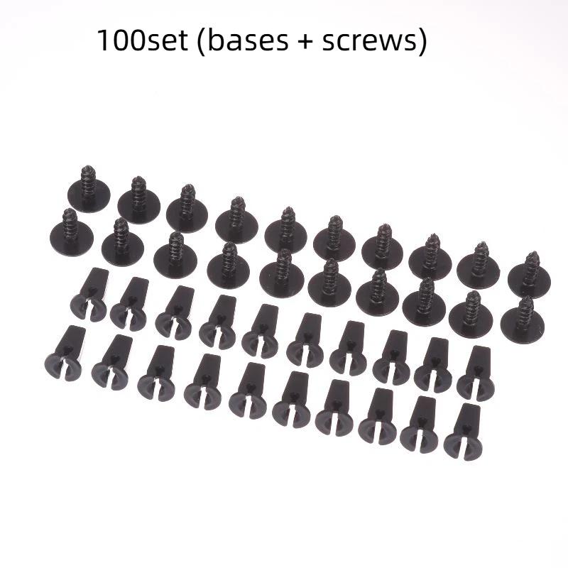10/20/50/100PCS Auto Mudguard Lining Snap Screws For Engine Cover Undertray Splashguard Wheel Fastener Clips Bolt