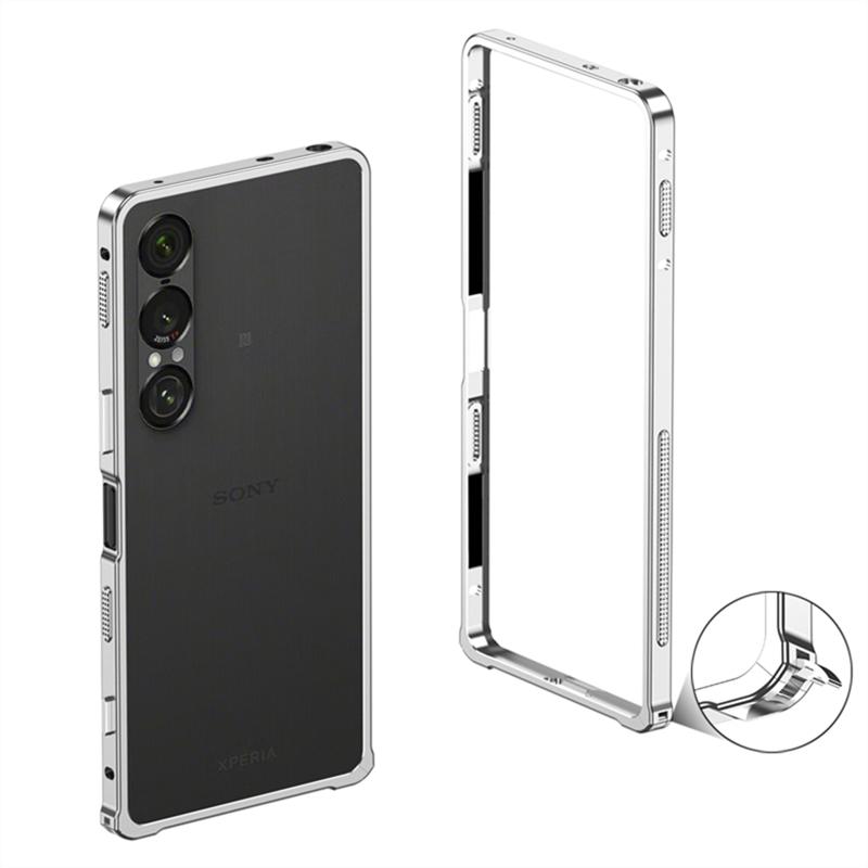Охлаждающий средний каркасный чехол для Sony Xperia 1 VII 1 VI 5G Металлическая рамка из алюминиевого сплава Чехол для телефона