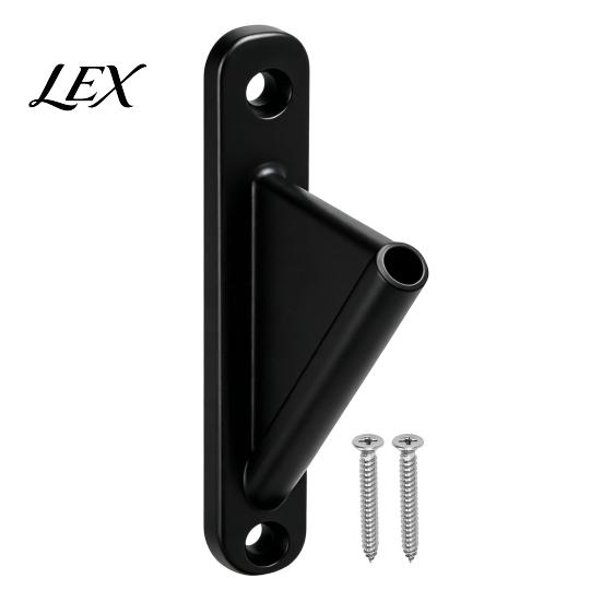 Plastic Flag Mount Mini Stick Holder with Screws, Wall Pole America Holder, Small Display Bracket for Classrooms Offices Shops Support Rack