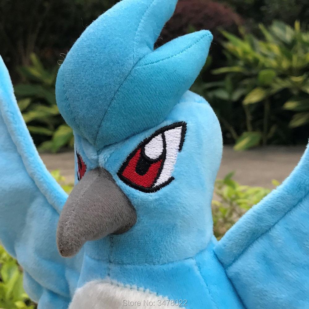 28cm Pokemon Plush Toy Articuno Cartoon Bird Stuffed Animal Soft Doll Xmas Gift