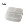 Small Medication Container Double Layer Pill Box with 7 Compartments Portable Waterproof Daily Case Medicine Organizer for Purse Pocket Size