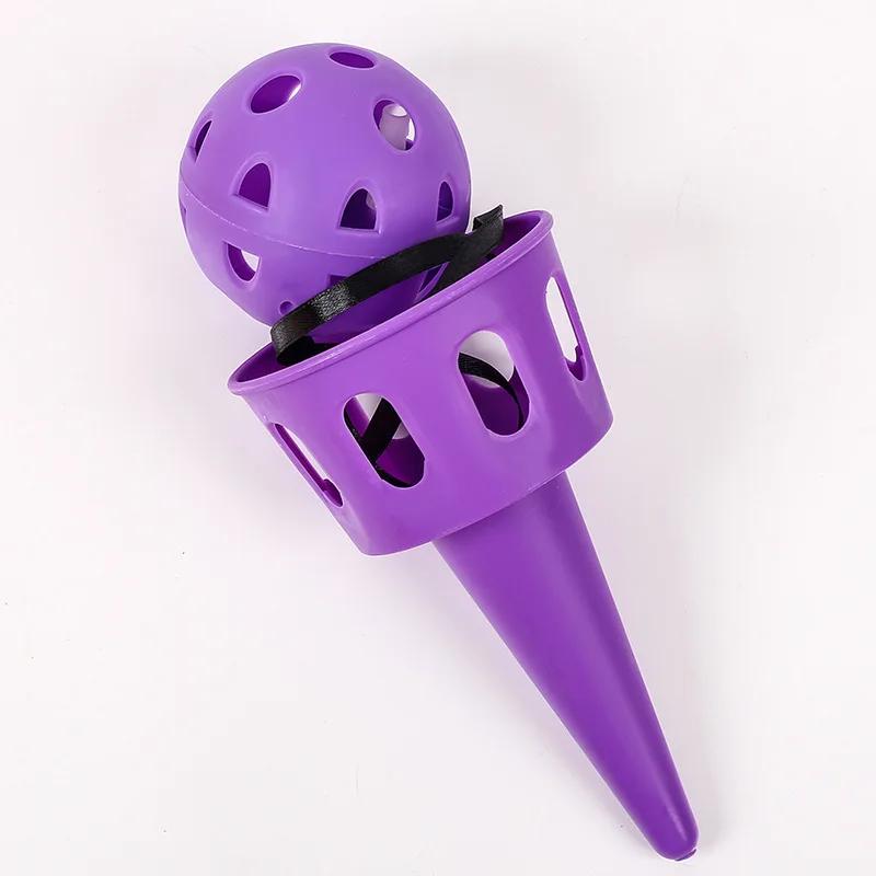 Сенсорный Тренажер для Ловли Мяча Набор Игр Бросай и Лови Детская Игрушка для Тренировки Координации Рук и Глаз