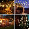 Solar Crystal Ball String Lights with 20–100 LEDs – Waterproof Outdoor Fairy Lights with 8 Modes for Garden Christmas Decoration