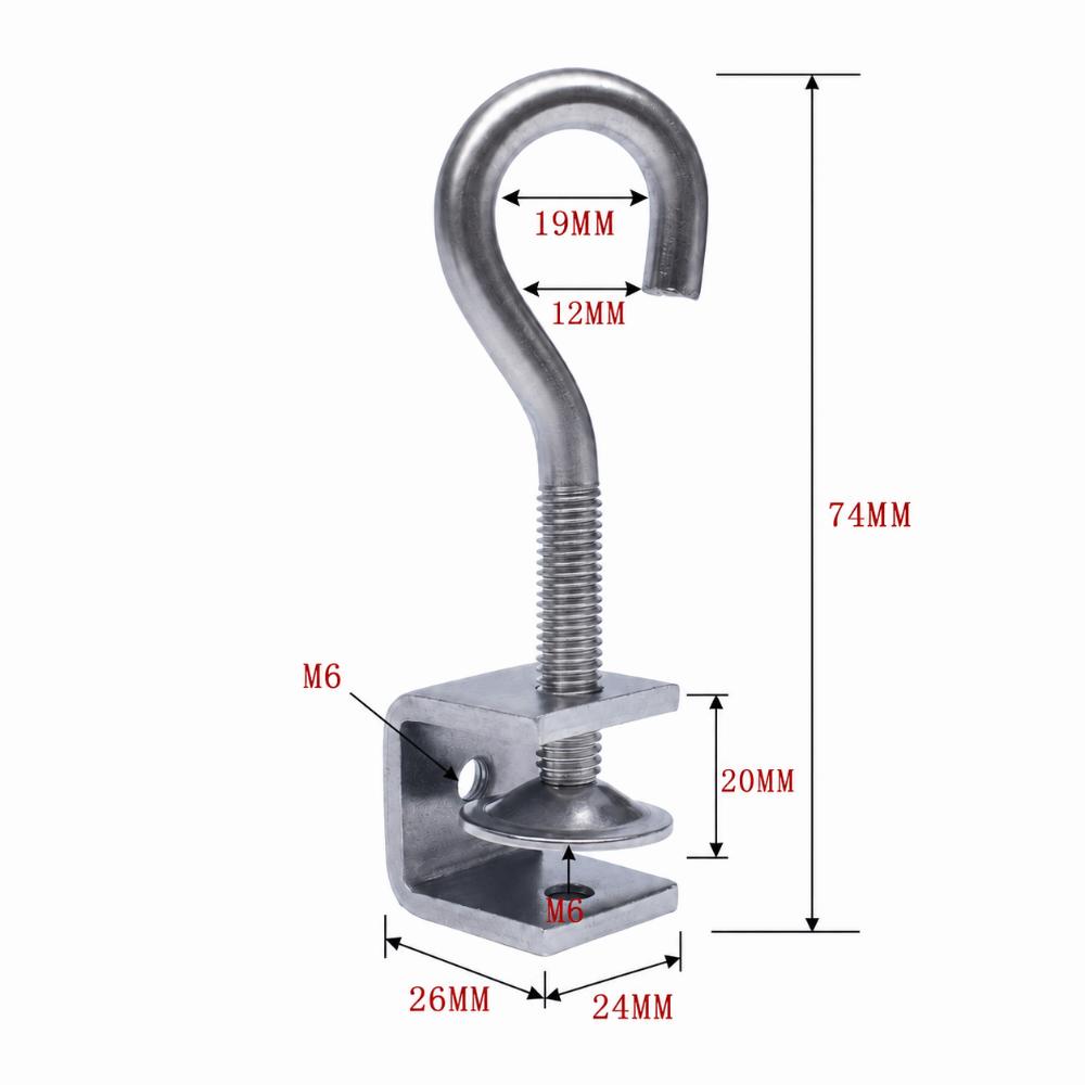Pull Ring C-clamp Adjustable Fixed Holder Clip High Quality Square Clamp  Hardware Fasteners