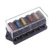 4/6/8/10 Way Car Fuse Box Car Fuse Holder Truck Auto Blade Fuse Box With 4/6/8/10/12 Fuses for 12V 32V ATO Standard Circuit Fuses4