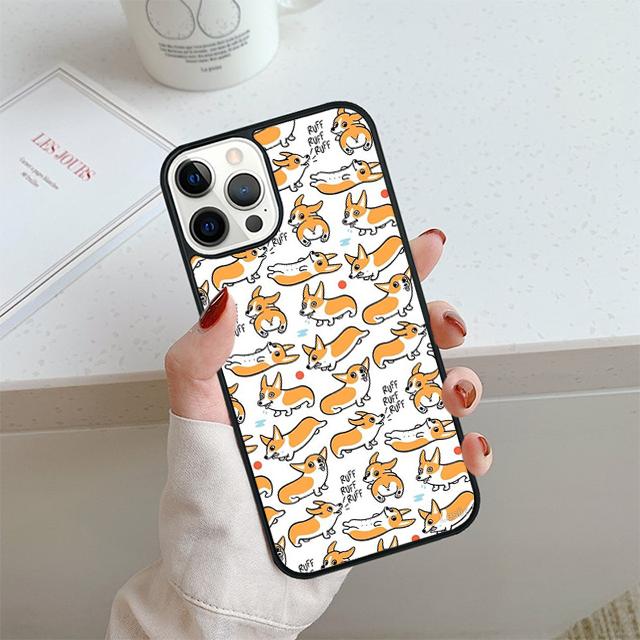 Чехол для телефона CUTIE CORGIS для iPhone 17 Air 13 12 14 15 16 Чехол для Apple iPhone 17 Air 14 15 16 Pro Max 6S Plus Coque