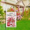 1 шт. двухсторонний декор для дома цветы дизайн 12x18 дюймов сад двор флаги очаровательный День матери домашний флаг счастливый