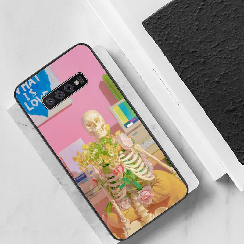 Чехол для телефона «Скелет» для Samsung Galaxy S7 Edge Plus S9 S20Plus S20ULTRA S10lite S225G S10