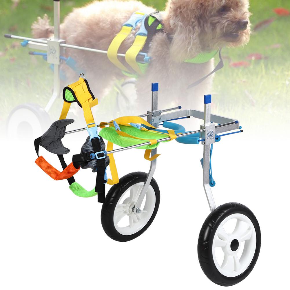 Двухколесная инвалидная коляска для домашних животных, инвалидная собака, вспомогательный автомобиль для реабилитации задних конечностей