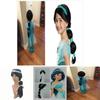 Elegant Long Jasmine Princess Wig For Children And Adults Capturing Aladdin's Magic