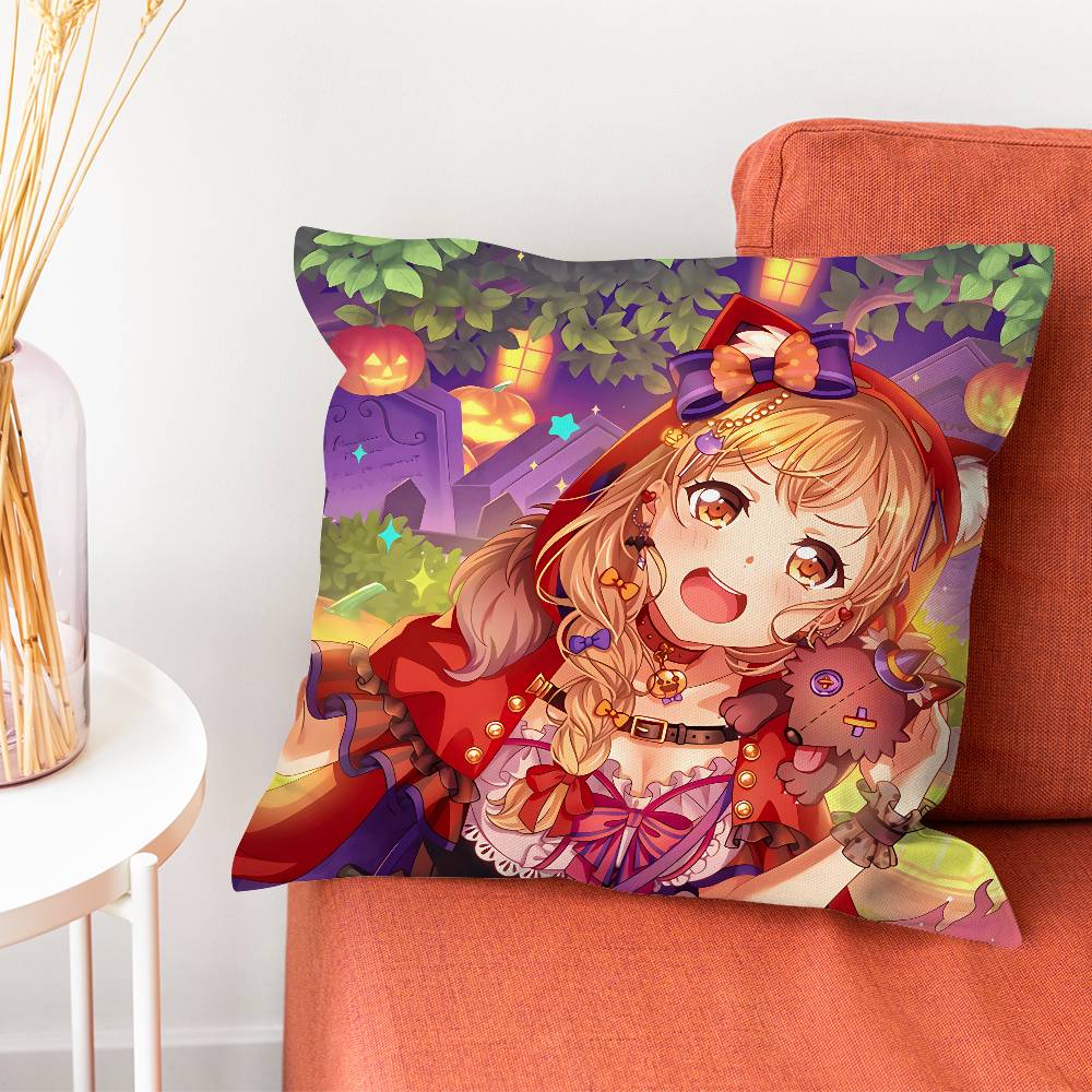 BBanG Dream Anime Pillow Case Plush Fabric Soft Pillowcase Double Sided Print Cushion Cover Household Gifts