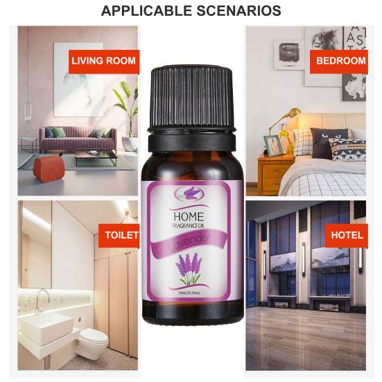 10 мл ароматическое масло, успокаивающее натуральное освежающее дезодорирующее средство для снятия стресса, диффузор для комнаты, ароматическая свеча