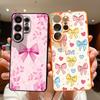 Красочный чехол-бампер с магнитом и бантом для Samsung Galaxy S26 S25 Ultra S24 S23 FE A57 A17 A56 A37 A16 A35 A55 A15 A36