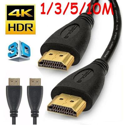 Лот Высокоскоростной кабель HDMI 1/3/5/10 м, золотой HDTV Ultra HD 4K HD 2160p 1080P 3D