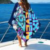 Space Adventure With Six Seven 67 Microfiber Beach Towel, Lightweight And Quick-Dry, for Summer Travel, Beach Essential, Swimming Pool Outdoor