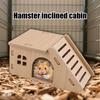 Набор деревянных аксессуаров для хомяка, 11 шт., игрушки для грызения мелких животных с лабиринтом, деревянный домик для среды обитания хомяка, аксессуары для клетки морской свинки и крысы
