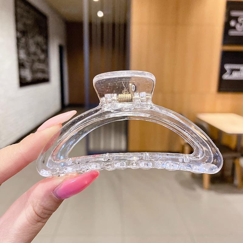 New Women Fashion Metal Geometric Hair Clips Claw Clip Large Acrylic Hair Clip Headband Hairpin Hair Crab Hair Accessories