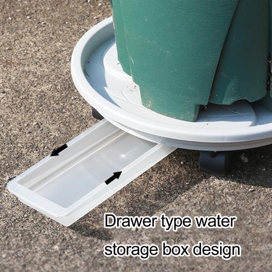 Поддон для рассады на колесах, прочный, со съемным дренажным поддоном