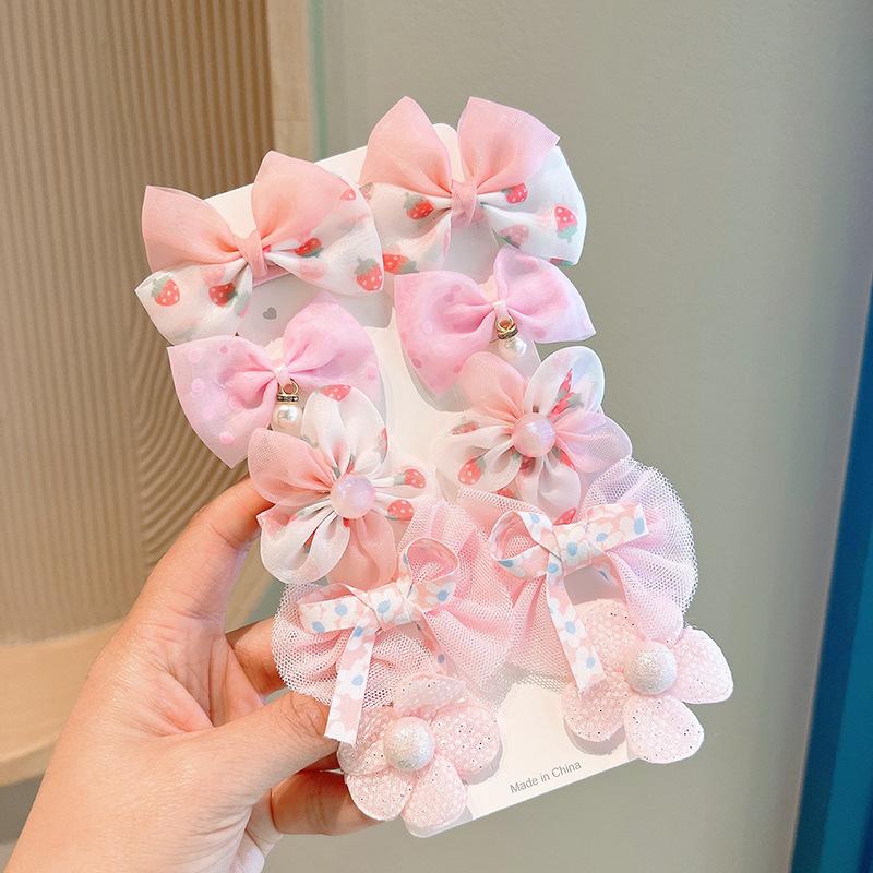 Korean Style Cartoon Hair Clips for Girls - Cute Princess Hair Accessories for Baby & Kids, Anti-Slip Baby Hairpins