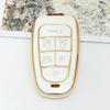 6 7 Кнопок ТПУ Чехол для Автомобильного Ключа Авто Оболочка Футляр Брелок Для Hyundai Santa Fe Tucson Nexo Nx4 Atos Solaris Prime