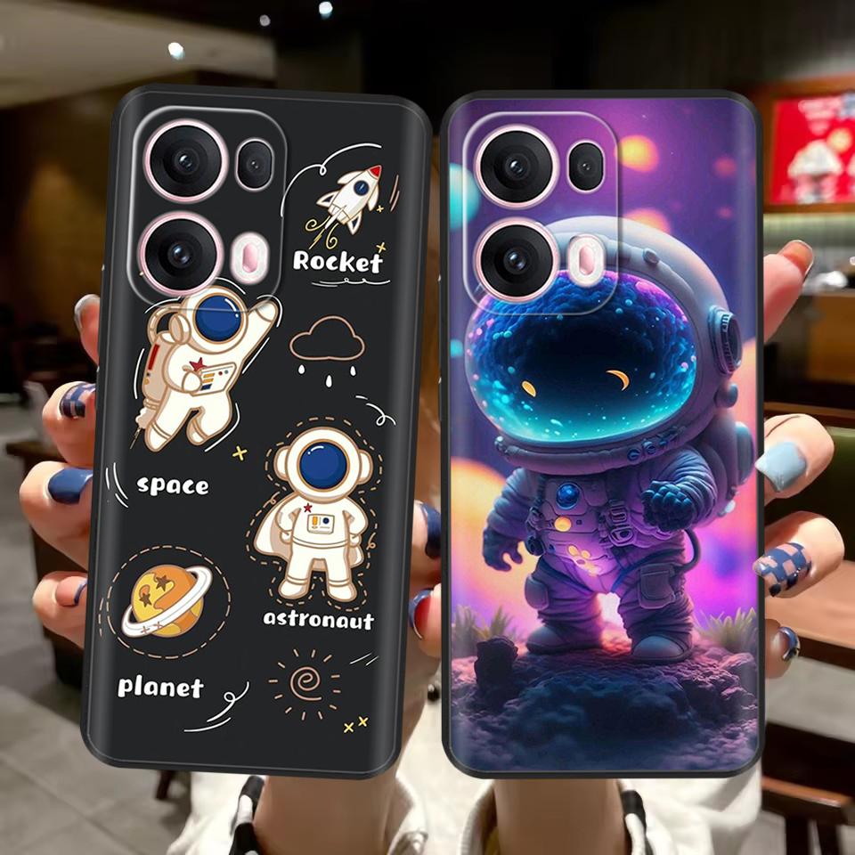 Силиконовый чехол для OPPO Reno 13 Pro Чехол CPH2697 PKK110 Милый Мультяшный Расписной Ударопрочный Fundas для OPPO Reno 13 5G Reno13 Чехлы