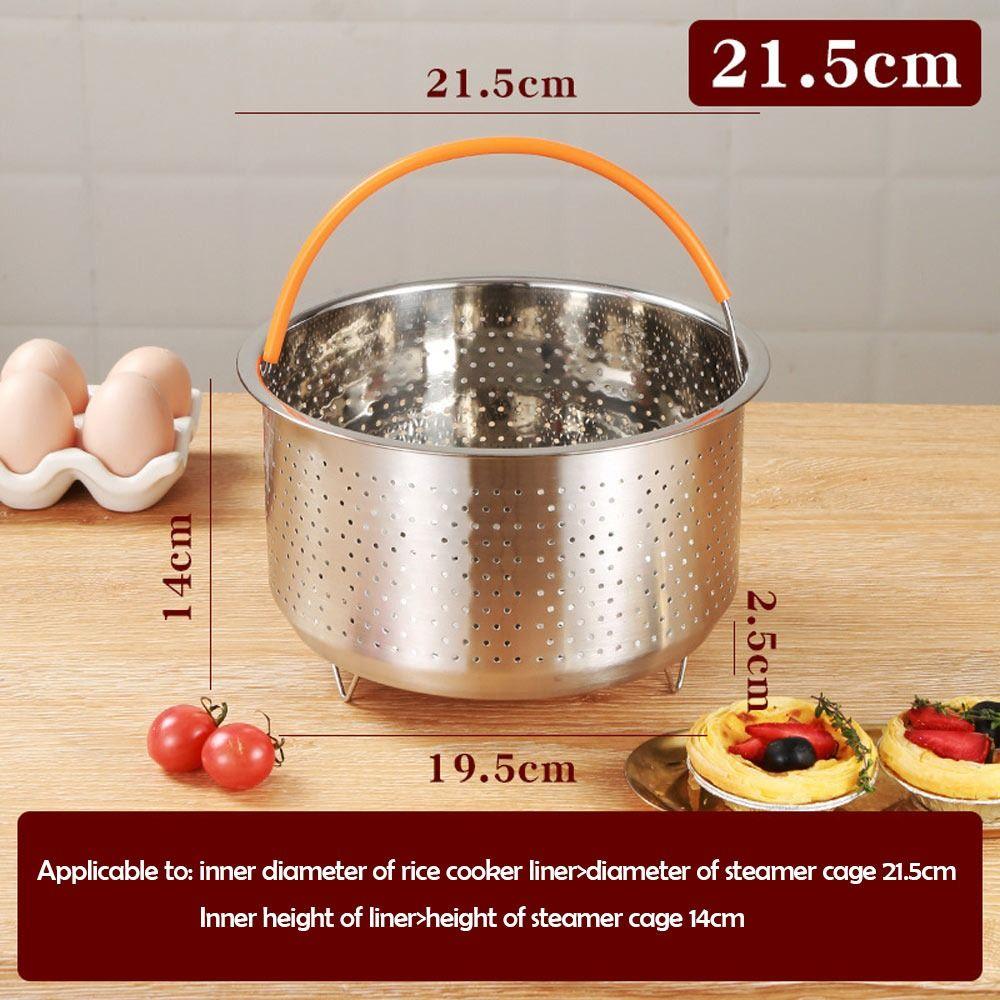 Rice Pressure Cooker Food Steamer Basket Stainless Steel Drain Basket Food Rack  Kitchen