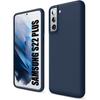 Silicone Case for Samsung S22+ - BOOLING - Ultra Slim Shockproof Protection - Navy Blue
