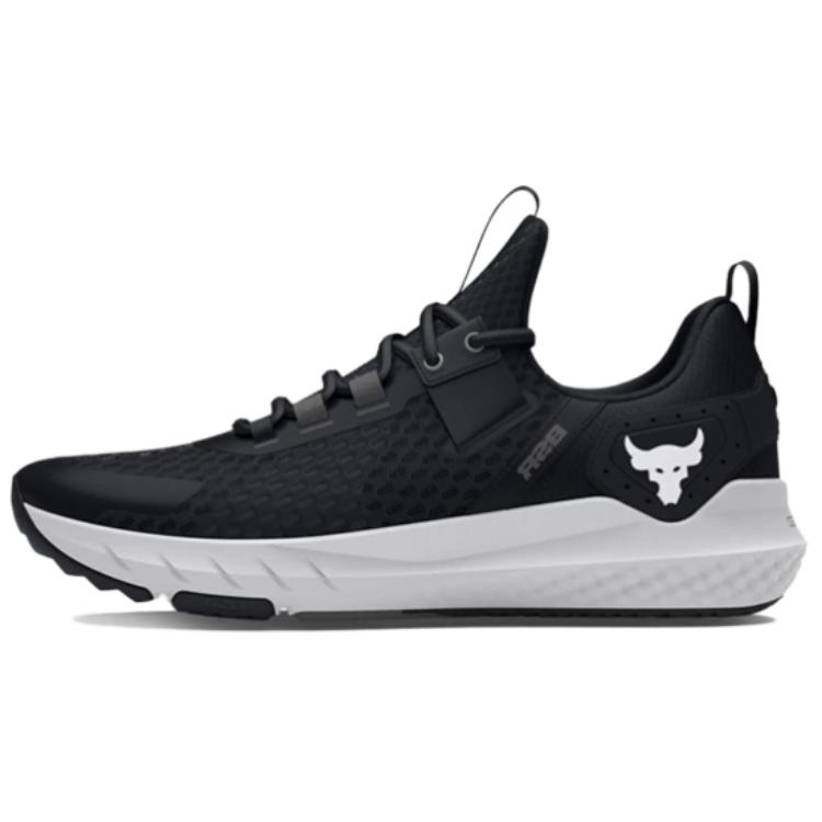 Under Armour Project Rock BSR Black White Men Sneakers Castlerock 3027344-001