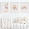You Are My Sunshine Rainbow Nursery Prints Canvas Painting Wall Art Pictures Posters Prints for Kids Baby Room Home Decoration