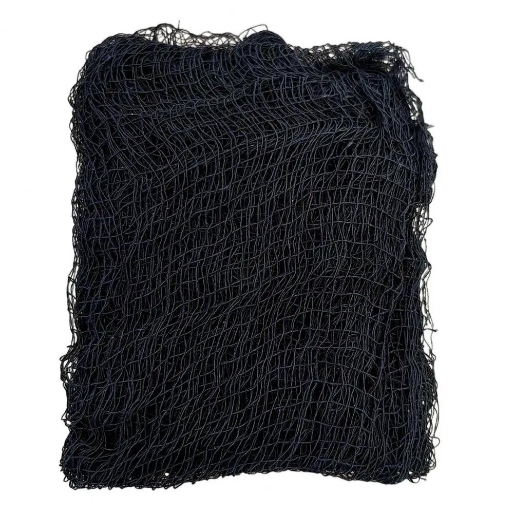 76x183см Хэллоуин Украшения Черная Жуткая Марлевая Ткань Окно Стол Дверь Сетка Страшная Вечеринка Маскарад Дом с Привидениями Декор Стен