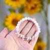 Modern White Crystal Beaded Bracelet for Women - Luxurious High-End Fashion Jewelry Accessory