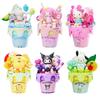 Новая игрушка-конструктор Sanrio Аниме-фигурка Куроми Моя Мелоди Хелло Китти Украшение для торта-мороженого Модели Игрушки Подарки на День Рождения для Детей
