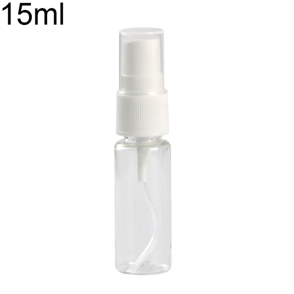 Portable Travel Transparent Plastic Empty Cosmetic Sample Spray Bottle Atomizer